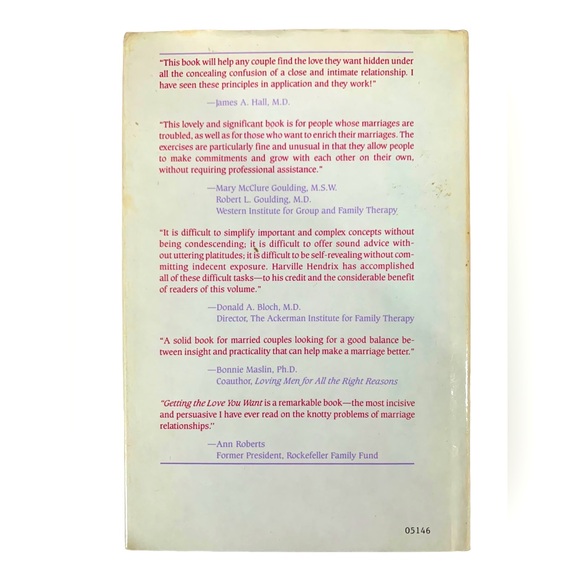 Getting the Love you want A Guide for Couples hard cover Book - Picture 2 of 7